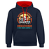 Alter Mann mit Camper Wohnmobil Womo Lustiger Hoodie - Navy/Rot