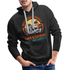 Alter Mann mit Camper Wohnmobil Womo Lustiger Premium Hoodie - Schwarz