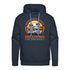 Alter Mann mit Camper Wohnmobil Womo Lustiger Premium Hoodie - Navy