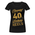 40. Geburtstag aussehen wie 29 Lustiges Frauen Premium T-Shirt - Schwarz