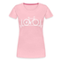 Fahrrad EKG Herzschlag Radfahrerin aus Leidenschaft Frauen Premium T-Shirt - Hellrosa