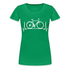 Fahrrad EKG Herzschlag Radfahrerin aus Leidenschaft Frauen Premium T-Shirt - Kelly Green