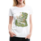 Berge Bergmenschen Hund Wandern Frauen Premium T-Shirt - weiß