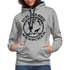 Berge Bergmenschen Wandern ich hasse Menschen Hoodie - Grau meliert/Navy