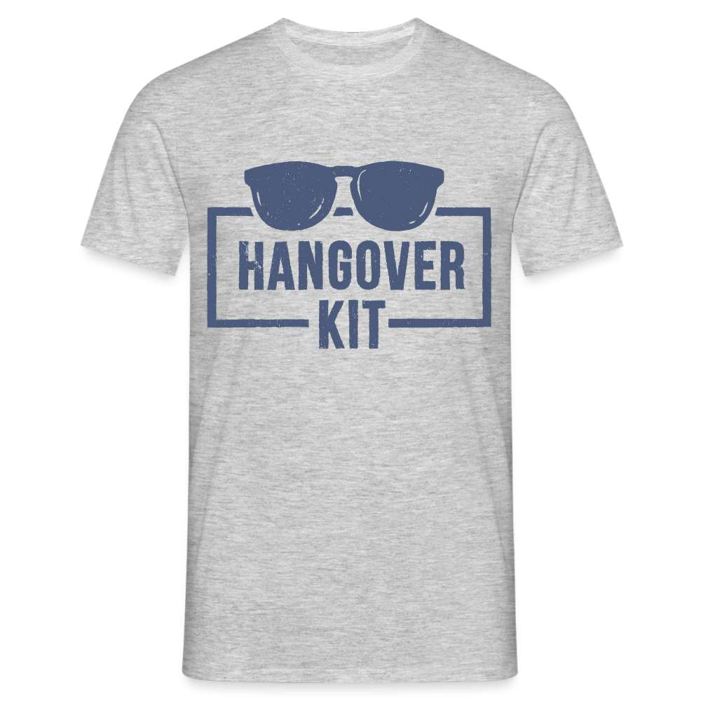 Party Kater Hangover Kit Sonnenbrille T-Shirt - Grau meliert