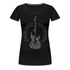 Gitarrist Gitarre aus Noten Frauen Premium T-Shirt - Schwarz