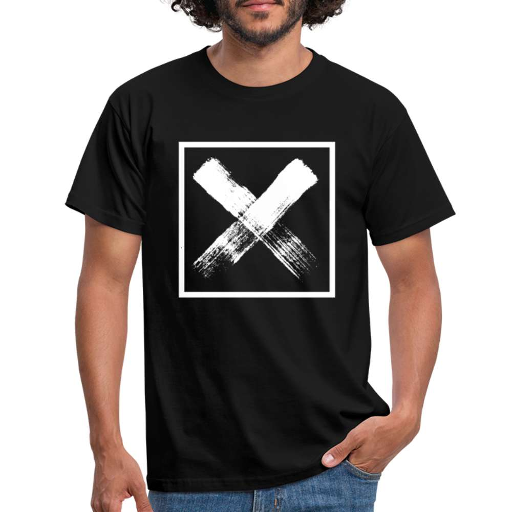 Warnzeichen X Gefahrenzeichen Lustiges - T-Shirt - Schwarz