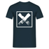 Warnzeichen X Gefahrenzeichen Lustiges - T-Shirt - Navy