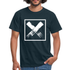 Warnzeichen X Gefahrenzeichen Lustiges - T-Shirt - Navy