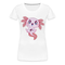 Süßes Axolotl Gaming - Frauen Premium T-Shirt - weiß