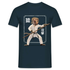 Karate Affe - Lustiger Affe Karate Meister T-Shirt - Navy