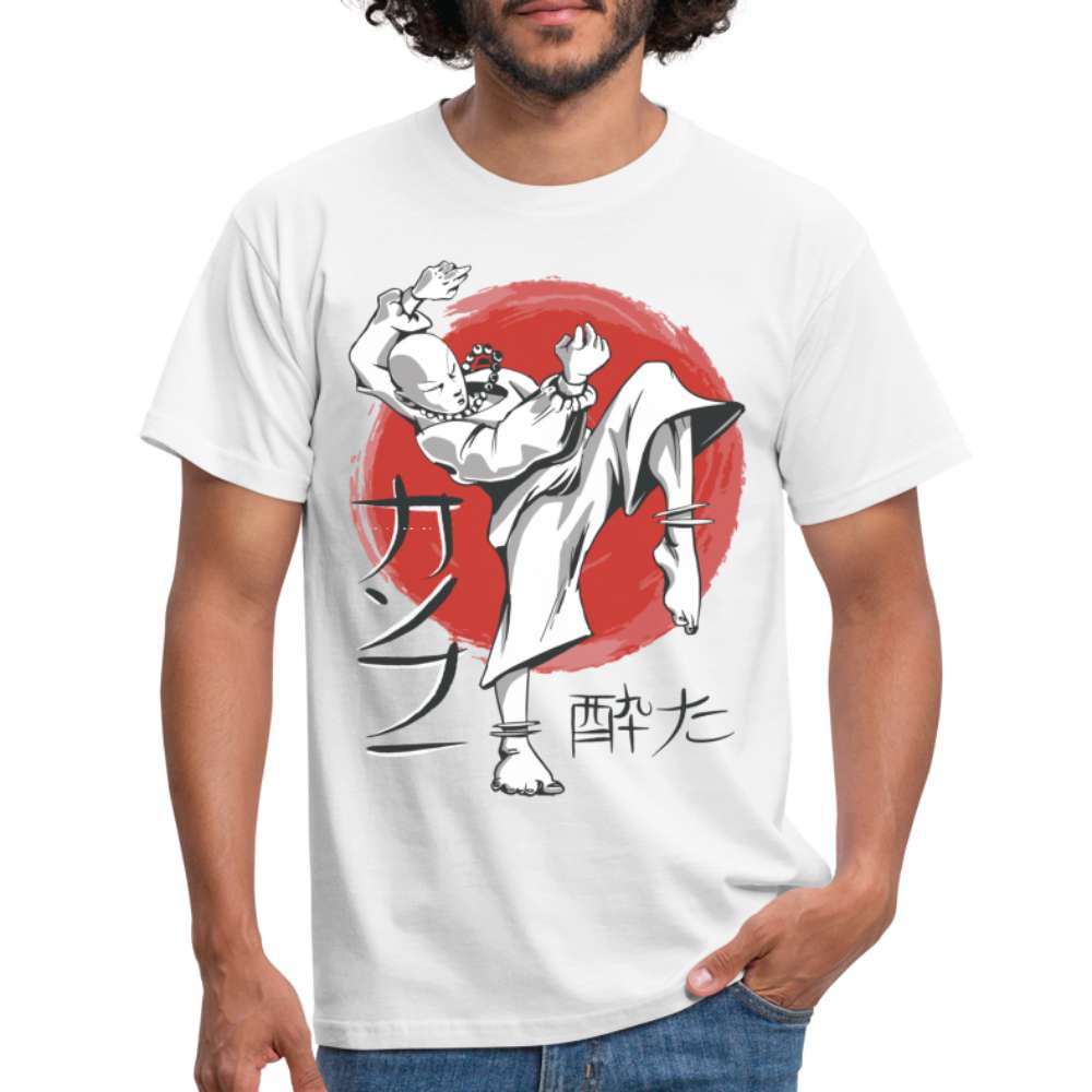 Karate Judo Kampfsport Junge macht Karate T-Shirt - weiß