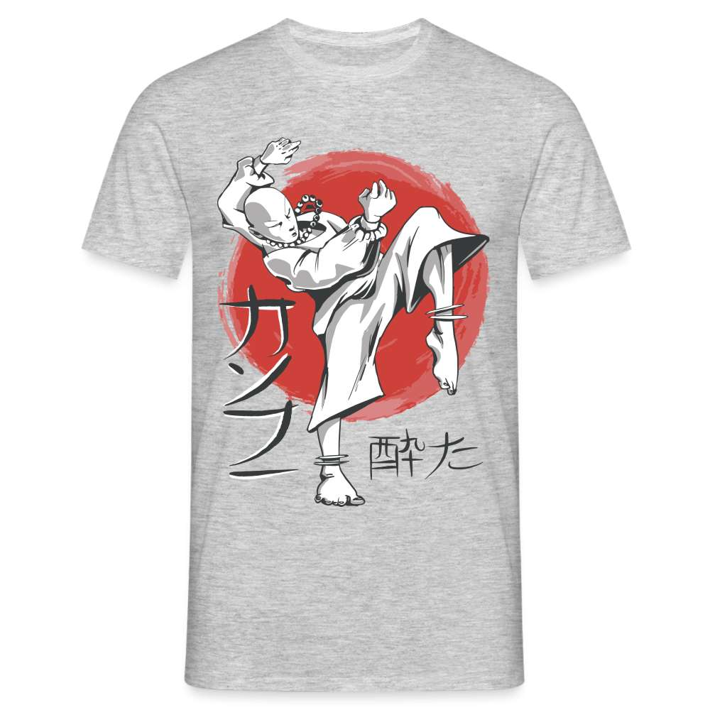 Karate Judo Kampfsport Junge macht Karate T-Shirt - Grau meliert