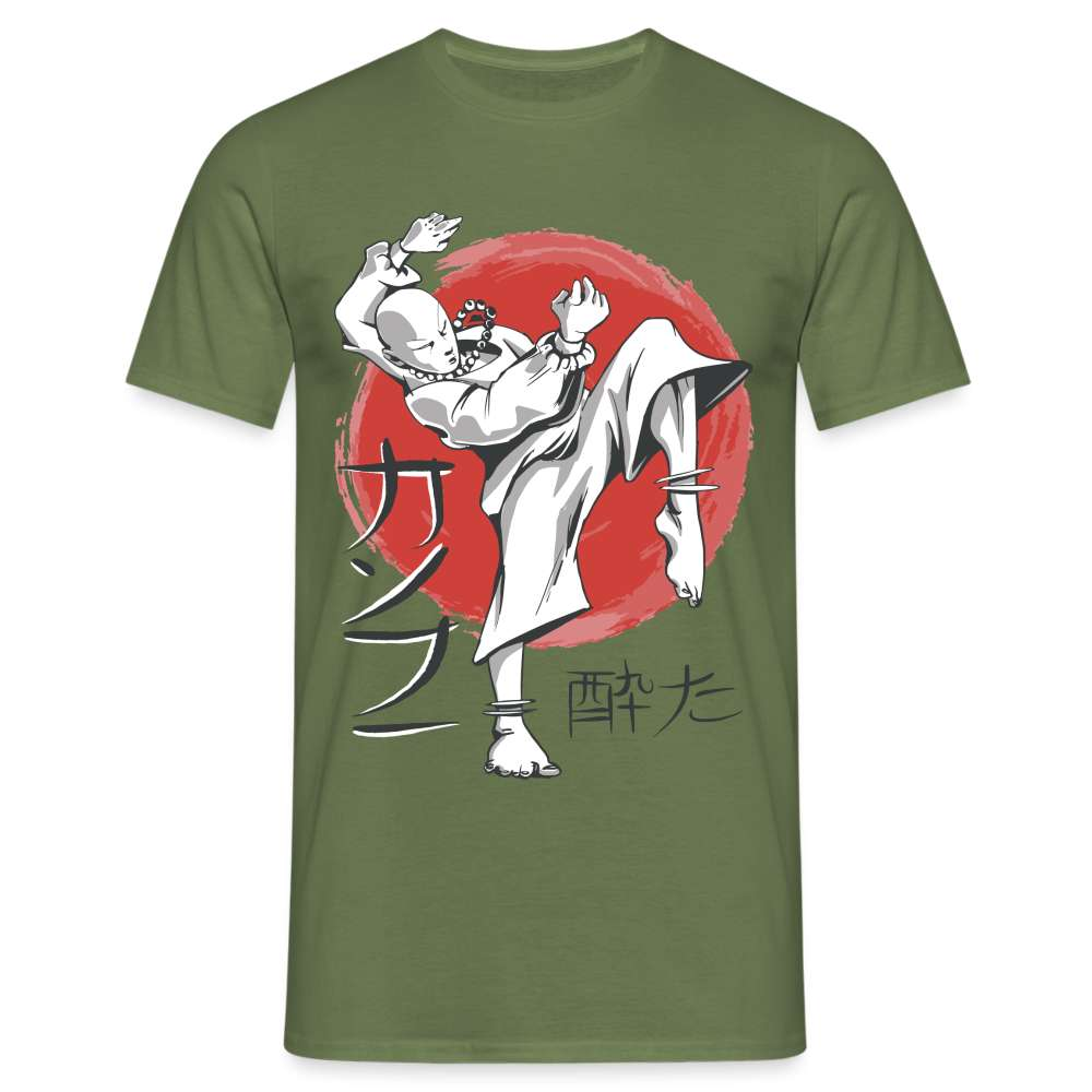 Karate Judo Kampfsport Junge macht Karate T-Shirt - Militärgrün