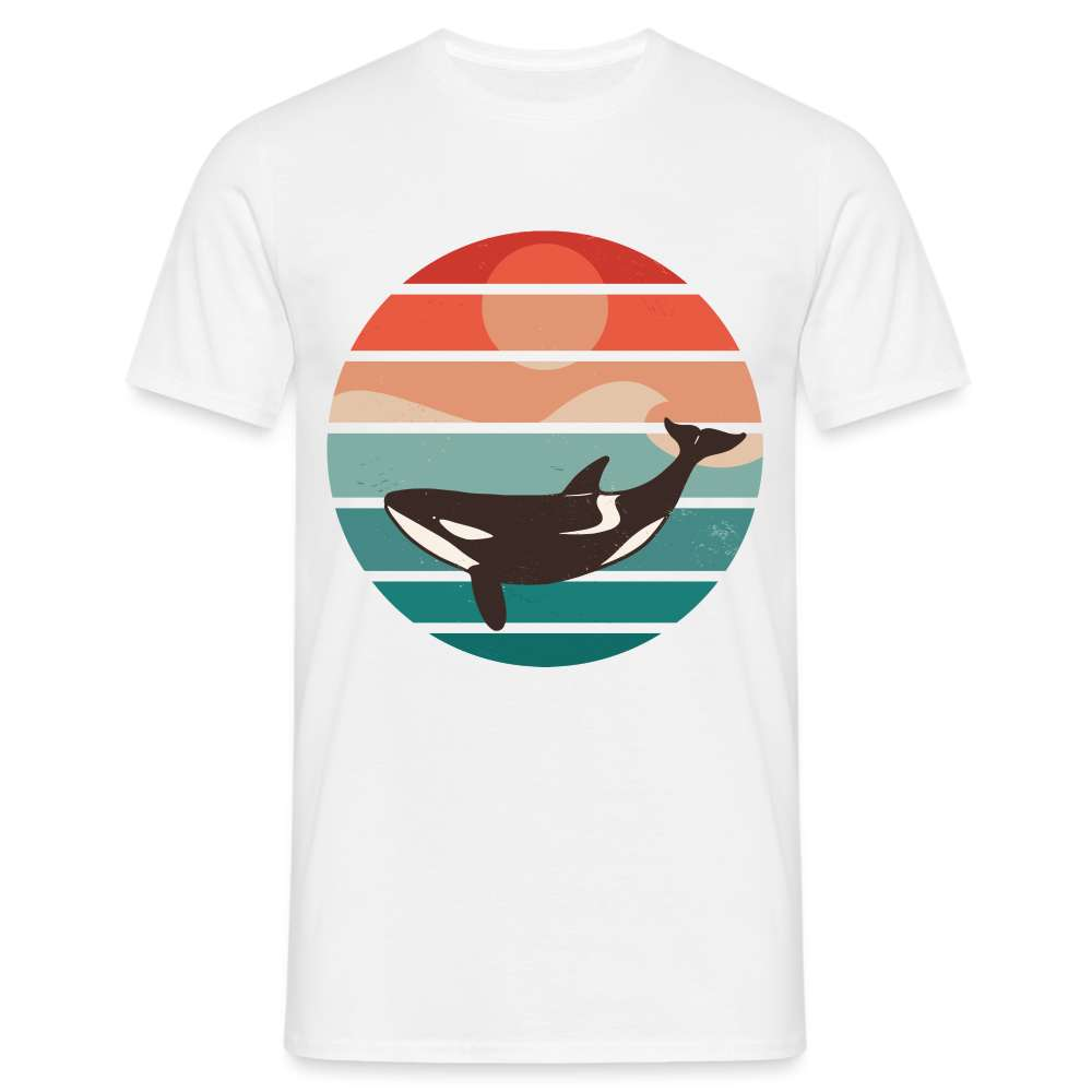 Orca Reto Design - Orca Wahl T-Shirt - weiß