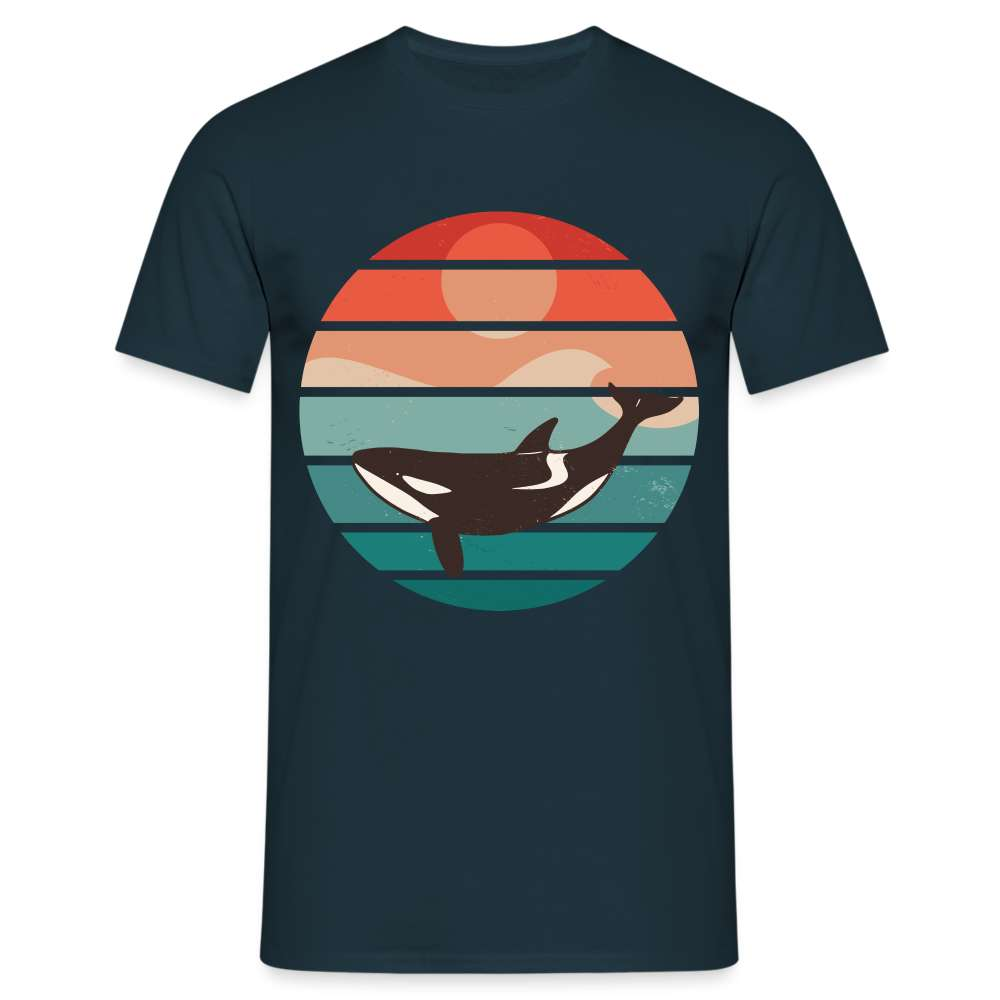 Orca Reto Design - Orca Wahl T-Shirt - Navy