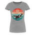 Orca Reto Design - Orca Wahl Frauen Premium T-Shirt - Grau meliert