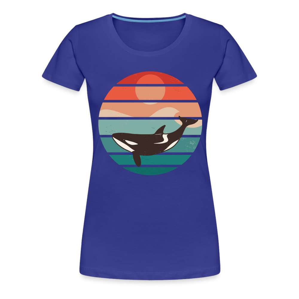Orca Reto Design - Orca Wahl Frauen Premium T-Shirt - Königsblau