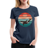 Orca Reto Design - Orca Wahl Frauen Premium T-Shirt - Navy