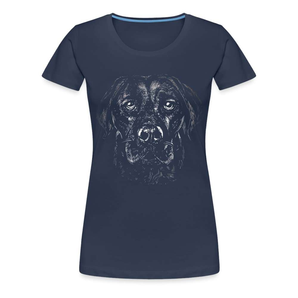 Hundeliebhaber Labrador Frauen Premium T-Shirt - Navy