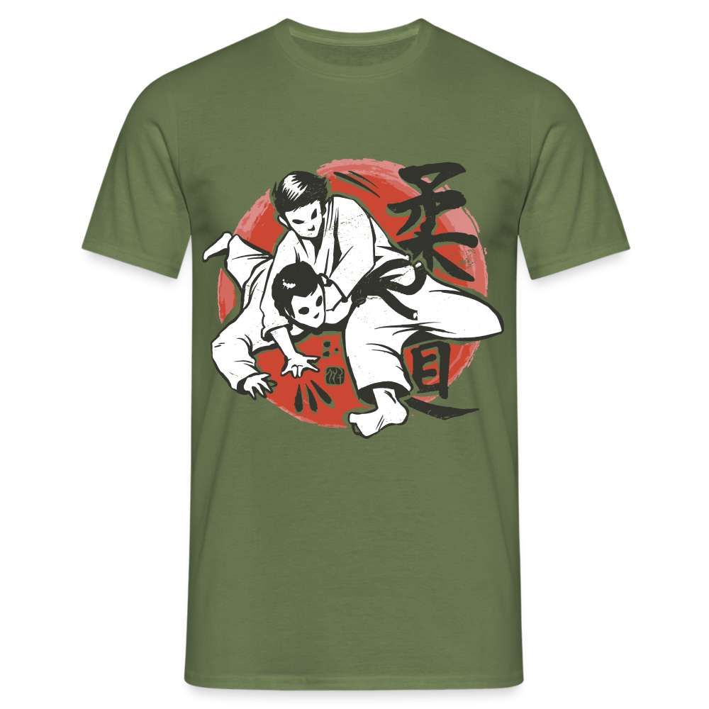 Karate Judo Ju-Jutsu Kampfsport T-Shirt - Militärgrün