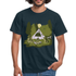 Wandern Camping mit Hund Lustiges T-Shirt - Navy
