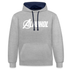 Alkohol Lustiger Hoodie Alkohol Comic Style Parodie Hoodie - Grau meliert/Navy