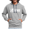 Alkohol Lustiger Hoodie Alkohol Comic Style Parodie Hoodie - Grau meliert/Navy