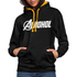 Alkohol Lustiger Hoodie Alkohol Comic Style Parodie Hoodie - Schwarz/Gold