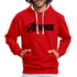 Alkohol Lustiger Hoodie Alkohol Comic Style Parodie Hoodie - Rot/Weiß