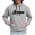 Alkohol Lustiger Hoodie Alkohol Comic Style Parodie Hoodie - Grau meliert/Navy