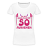 50. Geburtstag - Teufelchen - So gut kann man mit 50 aussehen Geschenk Frauen Premium T-Shirt - weiß