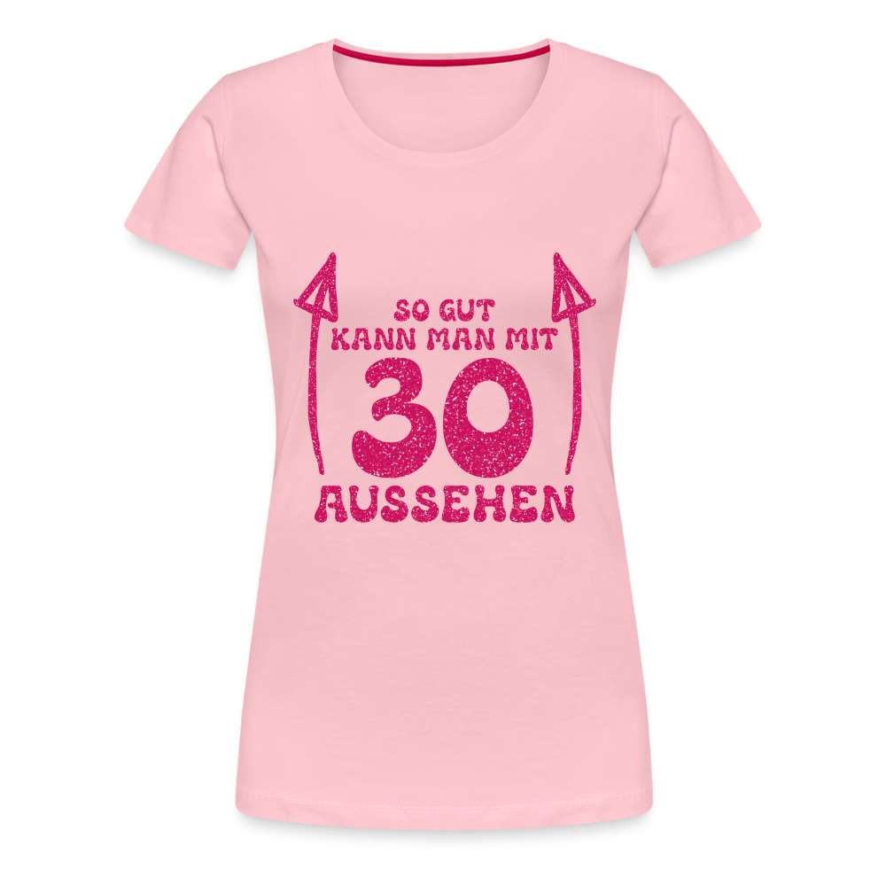 30. Geburtstag - Teufelchen - So gut kann man mit 30 aussehen Geschenk Frauen Premium T-Shirt - Hellrosa