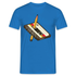 Retro Kassette Bleistift Lustiges T-Shirt - Royalblau