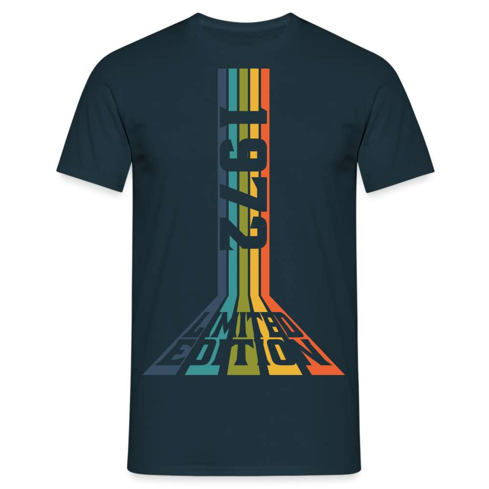 Geburtstag Geboren 1972 Limited Edition Retro Geschenk T-Shirt - Navy