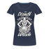 Dirndl Shirt - Mei Dirndl is in da Wäsch Lustiges Frauen Premium T-Shirt - Navy