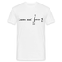 Mathematiker Shirt Integral I Lust auf 69 Lustiges Mathe T-Shirt - weiß