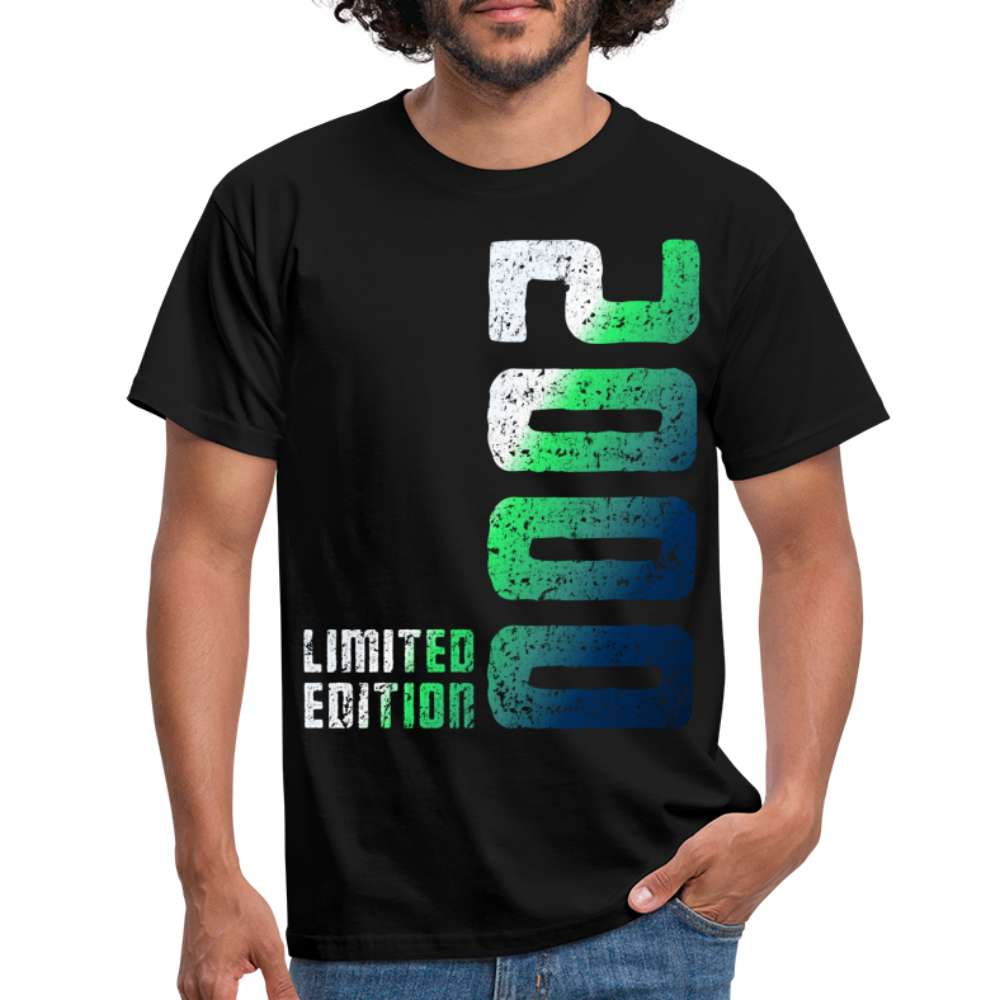2000 Geburtstags Shirt Limited Edition Geschenk T-Shirt - Schwarz