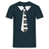 Piano Klavier Spieler Shirt Piano Krawatte Lustiges T-Shirt - Navy