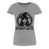 Halloween Kostüm Shirt Mama Hexe Lustiges Frauen Premium T-Shirt - Grau meliert