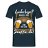 Trachten Shirt Lederhose passend für Oktoberfest Lustiges T-Shirt - Navy