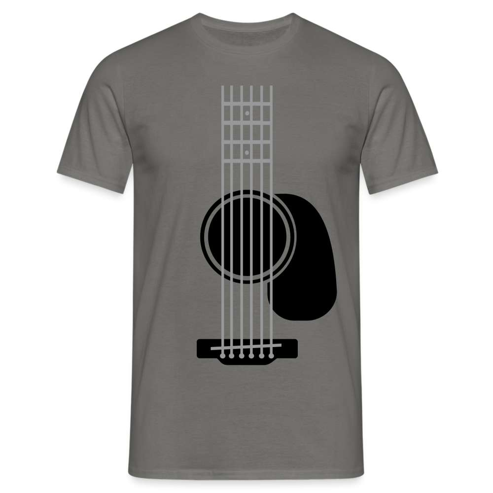 Gitarre Gitarrist Musik T-Shirt - Graphit