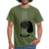 Gitarre Gitarrist Musik T-Shirt - Militärgrün