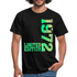 Geburtstags Shirt 1972 Limited Edition Geschenk T-Shirt - Schwarz