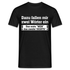 Zwei Wörter -  Wen Juckts Lustiges T-Shirt - Schwarz