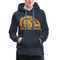 Fauler schlafender Löwe - Ich sehe alles Frauen Premium Hoodie - Navy