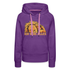 Fauler schlafender Löwe - Ich sehe alles Frauen Premium Hoodie - Purple