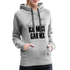 Faule Katze Stinkefinger Ich Muss Gar Nix Lustiges Witziger Frauen Premium Hoodie - Grau meliert