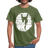 Hase Häschen Schatten Rock Horns Lustiges  T-Shirt - Militärgrün