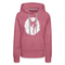 Hase Häschen Schatten Rock Horns Lustiger Frauen Premium Hoodie - Malve